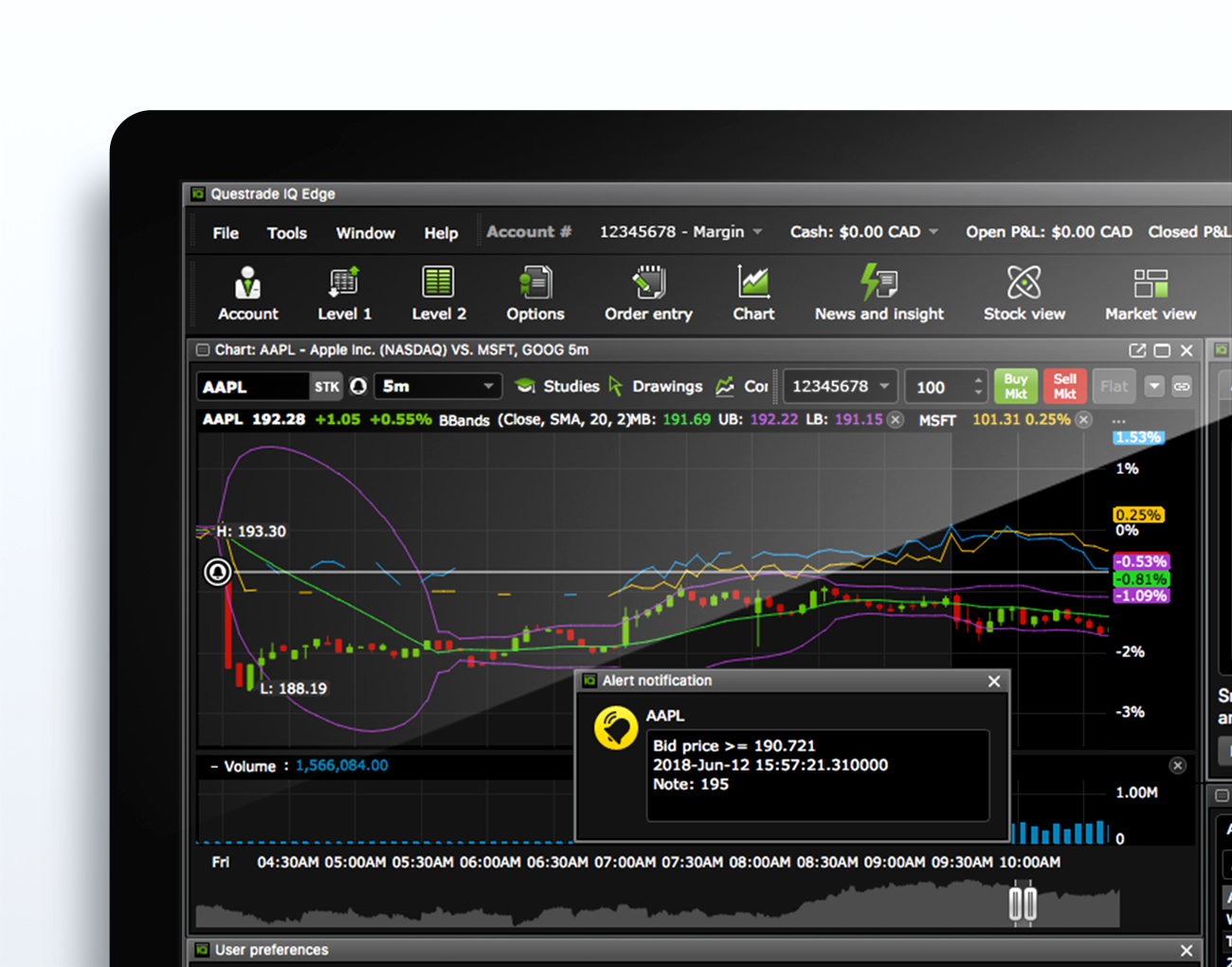 Questrade IQ Edge | Trading Platform | Questrade